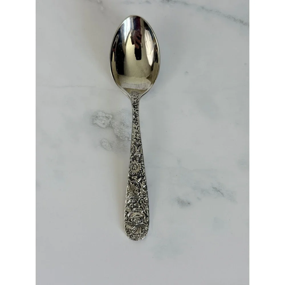 Godinger Olde Bouquet Silver Plate Stemware 5 3/4